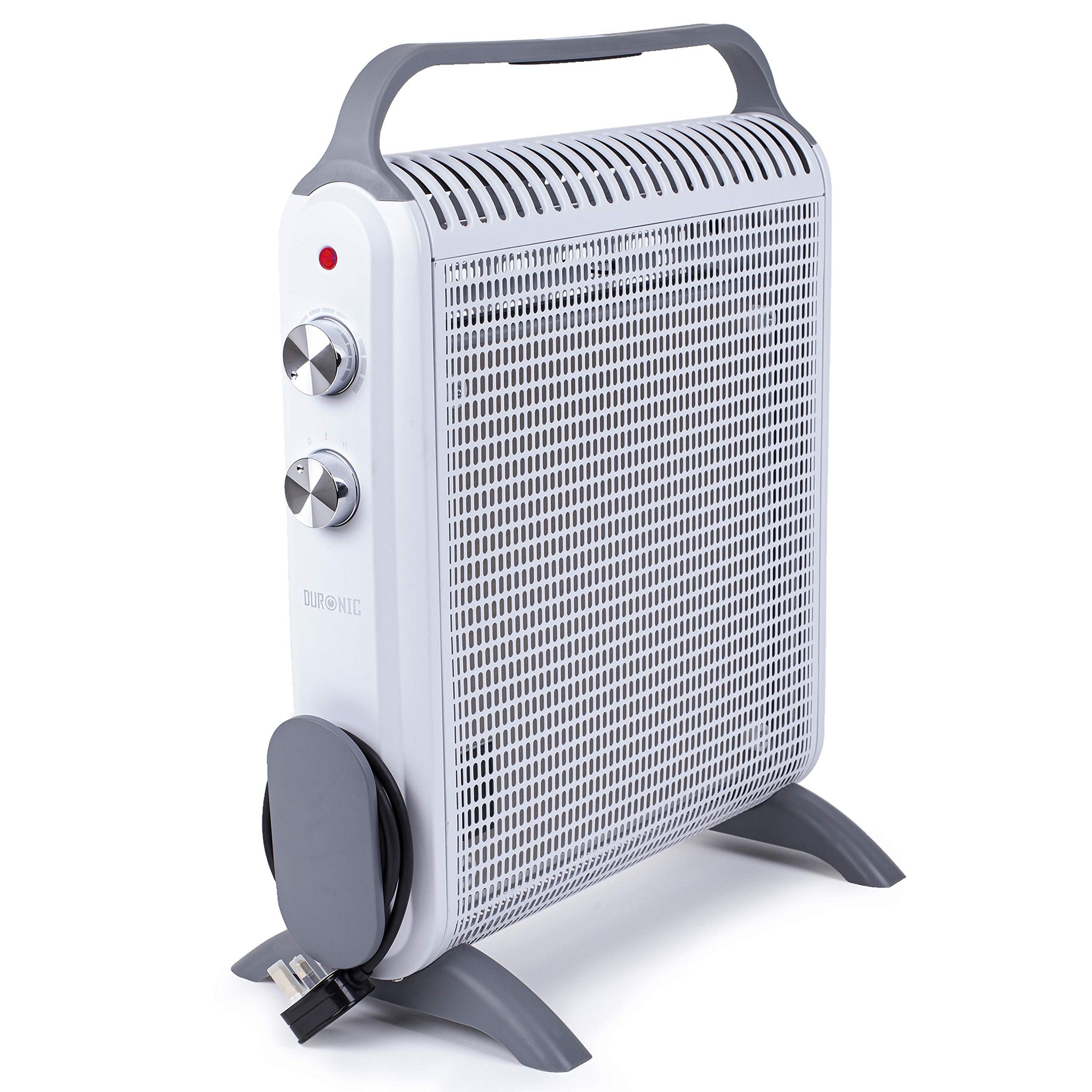 Duronic Electric Heater HV180 WE Oil Free Convection Heaters, Micathermic Panel Heaters, Portable Radiator with Mica Panels Convector Radiators for Heating Up Homes, Bedrooms, Offices & Garage Spaces