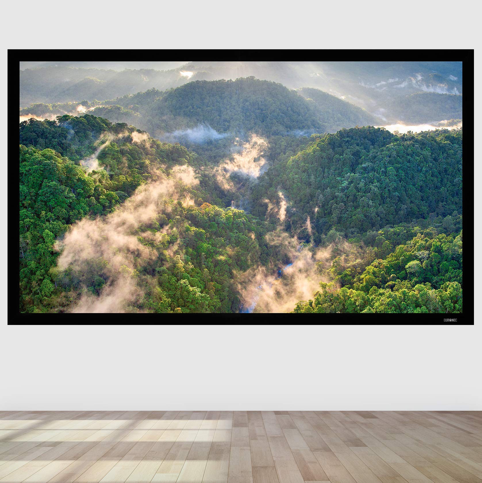 Duronic Projector Screen in white background