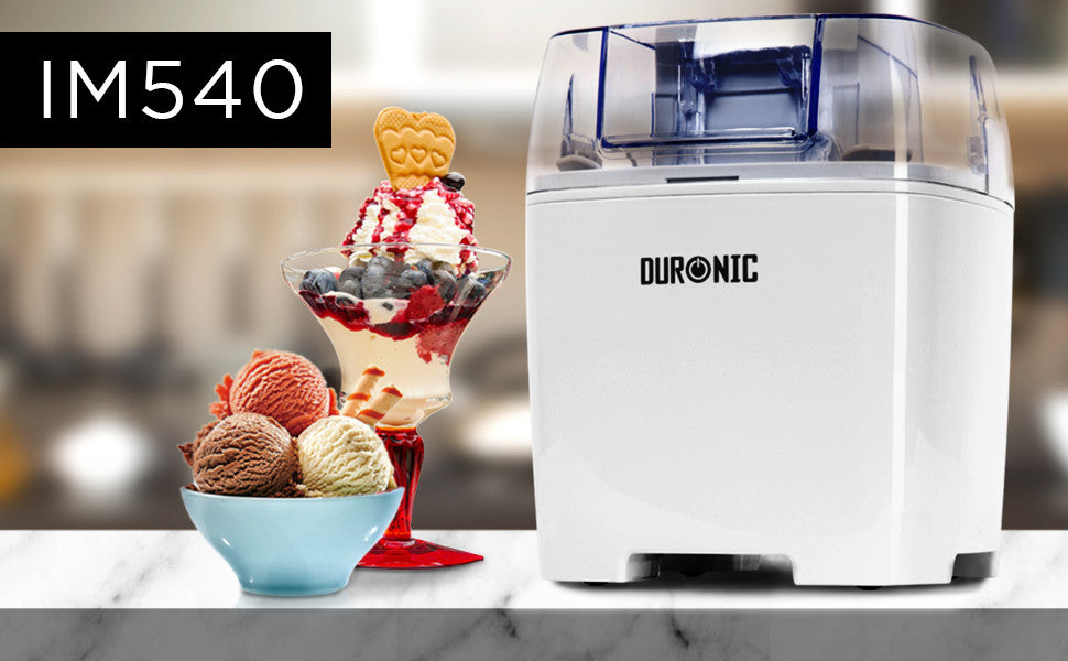 Ice Cream Maker Machine To Make and Churn Ice Cream, Sorbet, Frozen Yoghurt, Soft-serve, Desserts