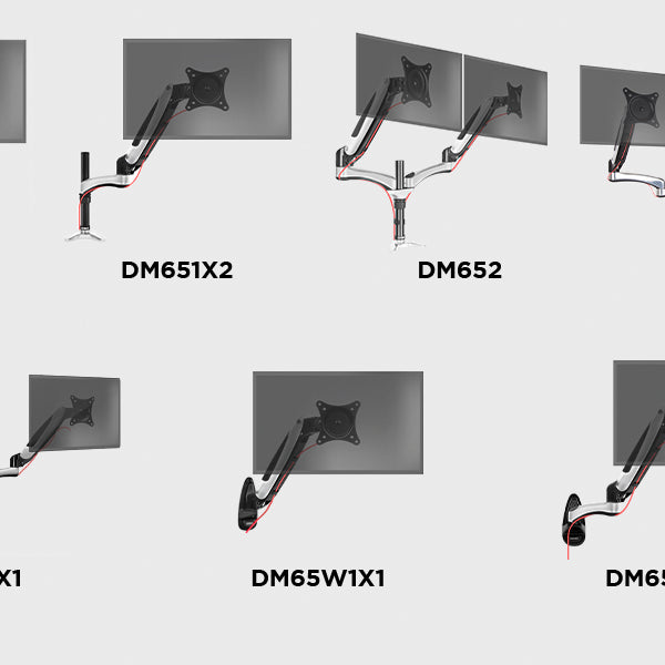 What are the Best Monitor Arms? Comparison of the DM45, DM55, and DM65 Range