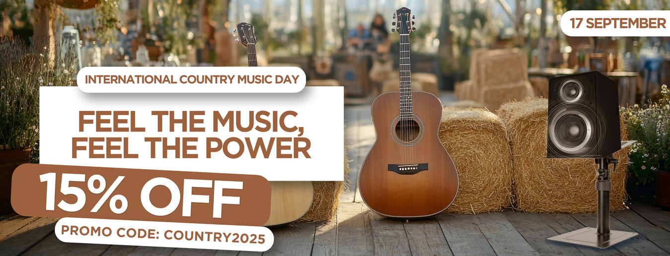 International Country Music Day to celebrate with speaker stands