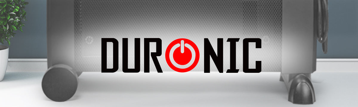 Duronic mica heaters for heating up homes, bedrooms, offices, garage spaces
