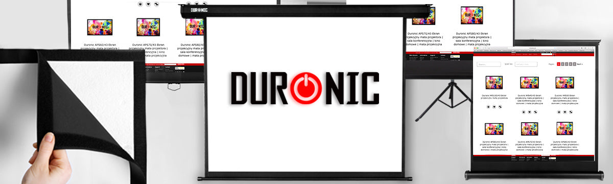 Duronic projector screens for home, office, school, movie nights, home cinemas, office presentations