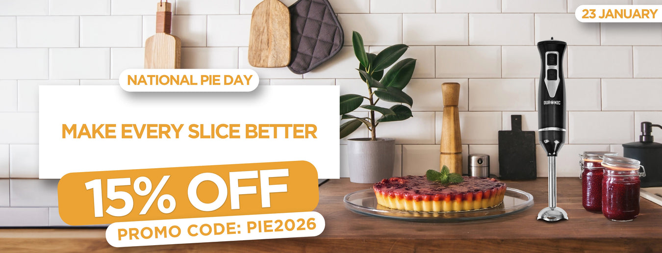 National pie day 2026 with Duronic products