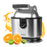 Duronic JE812 Electric Citrus Juicer, 105W Twin Lemon Juice Squeezer, Dual Orange Press Juicer with Large and Small Cones, Large Citrus Press for Extracting Lemon Juice, Limes and Grapefruit