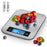 Duronic Digital Kitchen Scales KS1007, Kitchen Weighing Scale for Cooking, Baking, Pet Food, Post, Food, Weight & Electronic Scale with Tare Function