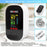 Duronic Finger Pulse Oximeter OX02 Blood Oxygen Saturation & Pulse Rate Monitor CE Certified SpO2 Fingertip Monitor for Home Use Portable Latex Free Oximeters with Digital Display & Lanyard