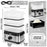 Duronic FS95 BK Black Electric Food Steamer, 3-Tier 9L Steam Cooker with Rice Bowl & 60-Min Timer, 950W BPA-Free Countertop Vegetable Steamer for Fish, Meat, Rice, Eggs, Dumplings, Momos & Baby Food