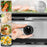 Duronic FS93 BK Black Electric Food Steamer, 2-Tier 6L Steam Cooker with Rice Bowl & 60-Min Timer, 950W BPA-Free Countertop Vegetable Steamer for Fish, Meat, Rice, Eggs, Dumplings, Momos & Baby Food