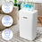 Duronic DH121 Dehumidifier 12L Air Dehumidifier for Dust Allergies Asthma & Damp Mould 300W Quiet Home Dehumidifiers with 2.1L Tank, Child Lock, Timer & Clothes Drying for Utility Bedrooms & Offices