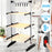 Duronic CA30 BK Electric Clothes Airer 3 Tier Heated Indoor Laundry Drying Rack with Washing Pegs 300W Foldable Sock Hanger Lightweight Garment Dryer Stand for Hats Gloves Small Spaces Home