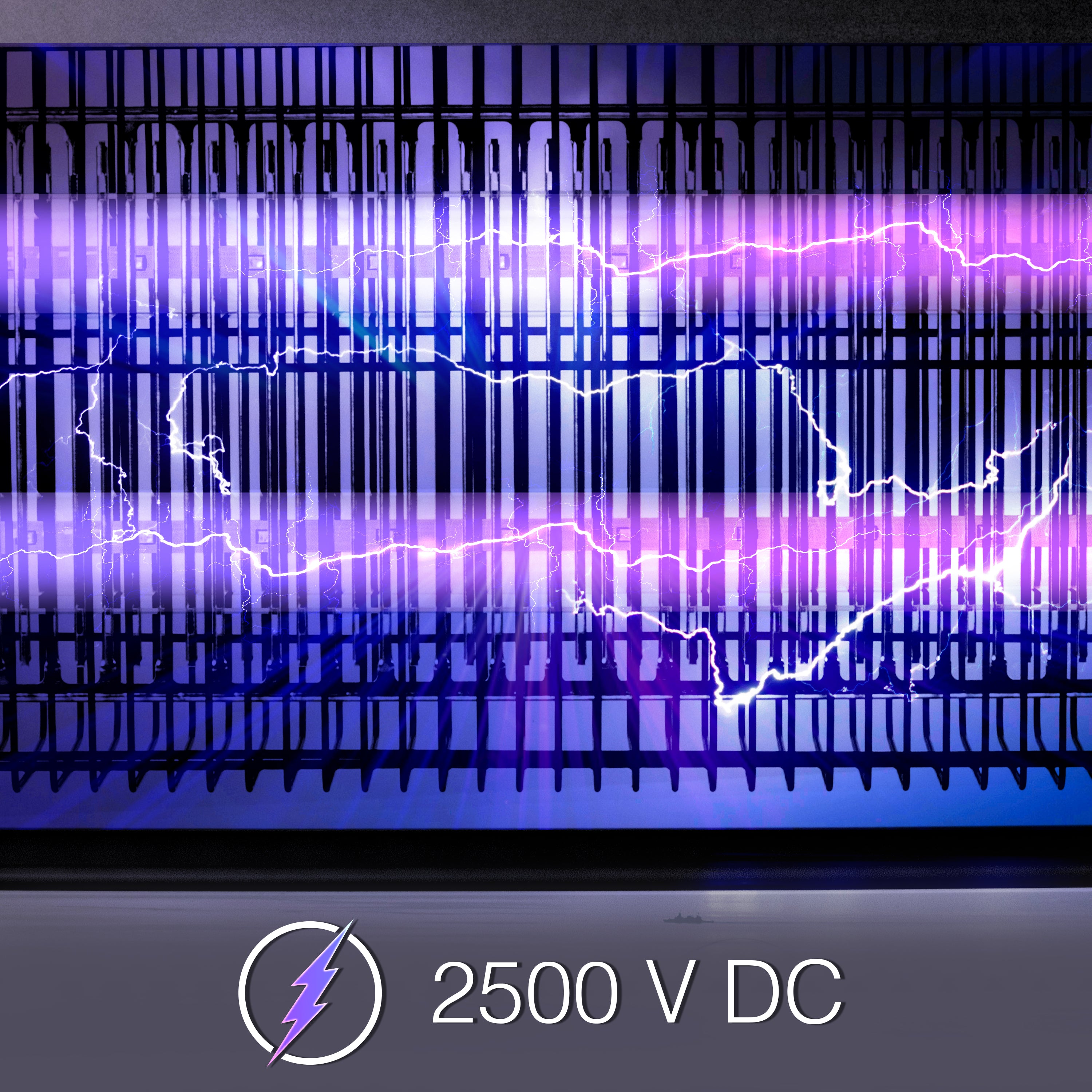 Duronic FK2X4 Electric Fly Killer, Dual Wavelength UV Bug Zapper with Removable Tray and Hanging Chain, Energy Efficient 8W Indoor Insect Trap for Kitchen and Home