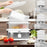 Duronic FS91 WE White Electric Food Steamer, 3L Steam Cooker with Rice Bowl & 60-Min Timer, 950W BPA-Free Countertop Vegetable Steamer for Fish, Meat, Rice, Eggs, Dumplings, Momos & Baby Food