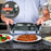 Duronic Electric Hot Plate HP1 GG, 1500W Single Burner Hob, Portable Table Top Cooker with Cast Iron Ring & Cool-Touch Handles for Camping, Caravans, Home, Small Kitchens, Grey Green