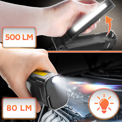 Duronic CT51 Emergency Car Tool, Multifunctional Seatbelt Cutter with Pin Hammer, Car Escape Tool with Window Breaker, SOS Alarm and Magnetic Flashlight with USB-C Charging for Cars, Vans & Truck