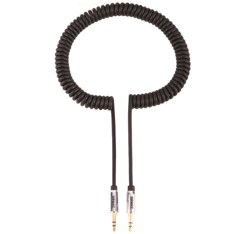Duronic Aux Audio Cable with dual gold-plated 3.5mm jacks for flexible, tangle-free audio connections.