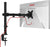 Duronic Single Monitor Arm DM151X3 Height Adjustable Monitor Stand Riser Clamp for 13”-32” PC screens Monitor Desk Mounts with VESA 75/100 Monitor Mount with 8kg capacity Monitor Stand for Desk Gaming