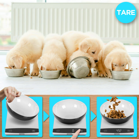 Duronic Digital Kitchen Scales KS1009 Electronic Kitchen Scale Weighing Measuring Baking Scale for Office School Cooking Baking Postal Pet Food Measurement Baker Weight Scale, with Tare LCD Display
