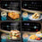(LIMITED EDITION) Duronic AF34 SG XXL Triple Drawer Air Fryer, 10L Digital Family Size Air Fryers 10in1 Dual Zone Extra Large Oil Free Cooker for Family Cooking with Dishwasher Safe Non-Stick Baskets Sandstone & Gold