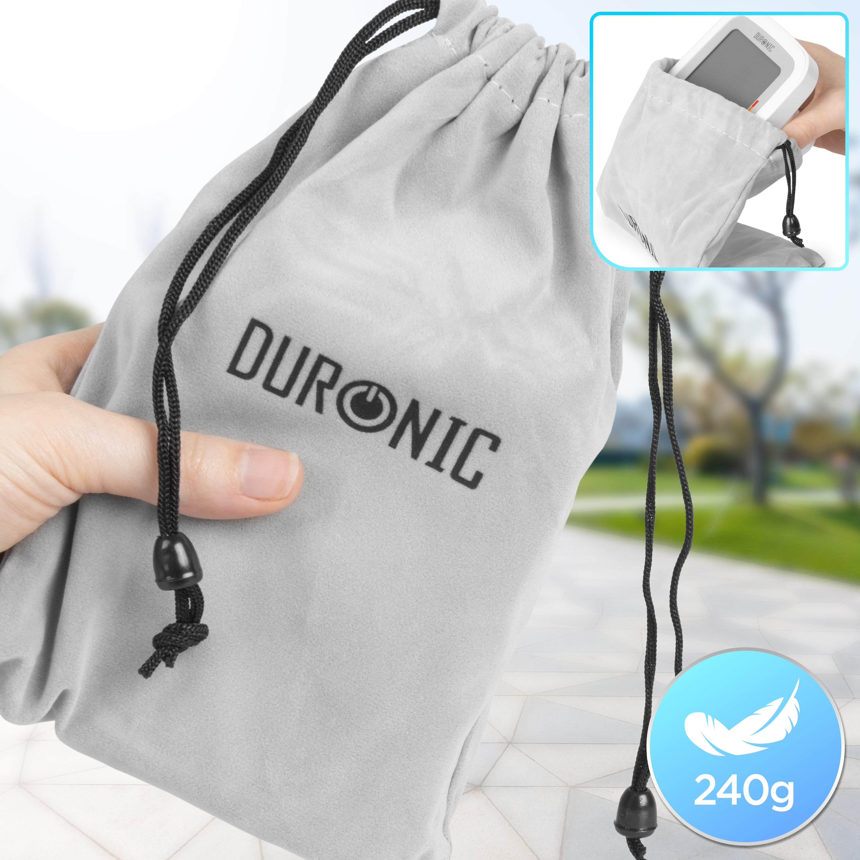 Duronic Blood Pressure Monitors BPM95 CE Approved Blood Pressure Machine Automatic BP Machine Certified Medical Device with 2 x 99 Records Upper Arm BP Monitor Cuff 22cm-32cm for Home Use
