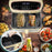 (LIMITED EDITION) Duronic AF34 SG XXL Triple Drawer Air Fryer, 10L Digital Family Size Air Fryers 10in1 Dual Zone Extra Large Oil Free Cooker for Family Cooking with Dishwasher Safe Non-Stick Baskets Sandstone & Gold