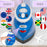 Duronic Travel Iron Si3 BE Small Mini Compact Steamer Quilting Iron 400W | 35ml Capacity With Brush and Variable Heat Settings, Patchwork, Applique, Craft For Holiday Blue