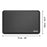 Duronic Anti-Fatigue Mat DM-MAT2, Office Sit Stand Desk Floor Mat, Ergonomic Support for Feet, Hips, Legs & Back, Comfort and Relief for Standing at Work or Kitchen, 71cm x 43cm - Black