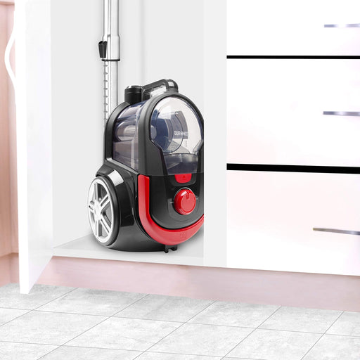 Duronic Bagless Cylinder Vacuum Cleaner VC7020 | Cyclonic Pet Carpet and Hard Floor Cleaner | 700W | Washable HEPA Filter | Extendable Hose | Turbo Brush & 2-in-1 Tool Included [Energy Class A+]