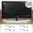 Duronic TVB109S TV Bracket, Wall Mount for 23-55" Television Screen, Tilting Action -12°/+6°, Fits up to 600x400mm, For Flat Screen LCD/LED (30kg)