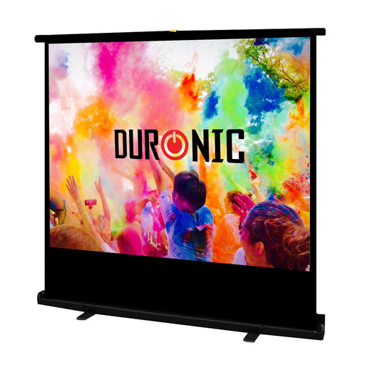 Duronic Projector Screen FPS100/43 - 100" Floor Projection Screen | School | Theatre | Cinema | Home Projector Screen (Screen: 203cm(w) X 152cm(h) Portable Freestanding - 4:3 Widescreen…