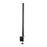 Duronic 80cm Pole BLACK on a white background, useful for multi-display setups.