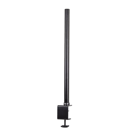 Duronic 80cm Pole BLACK on a white background, useful for multi-display setups.