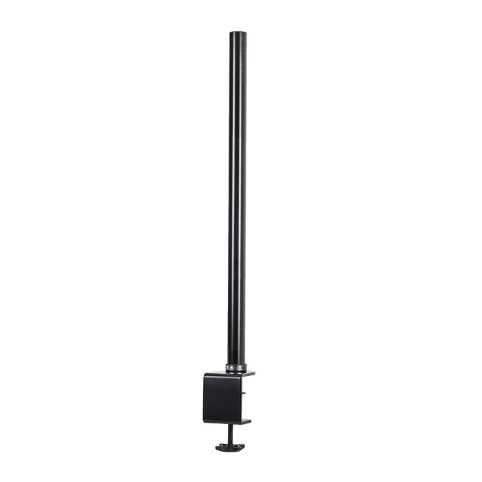 Duronic 80cm Pole BLACK on a white background, useful for multi-display setups.