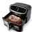 Duronic AF14 BK large air fryer single 10L drawer for large meals like steak, potatoes, whole roast chicken