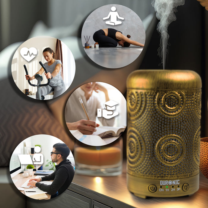 Duronic Aromatherapy Diffuser in different settings