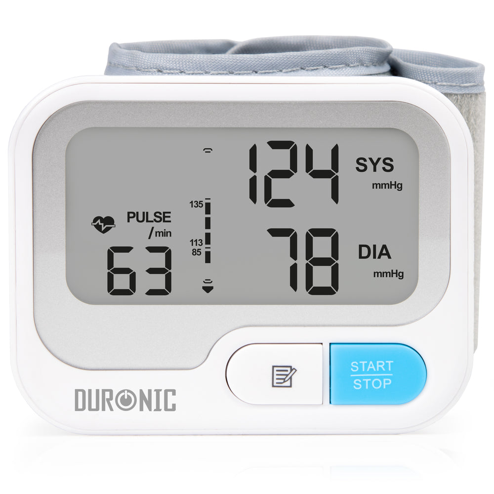 Duronic BPM65 wrist blood pressure monitor certified medical device for home use