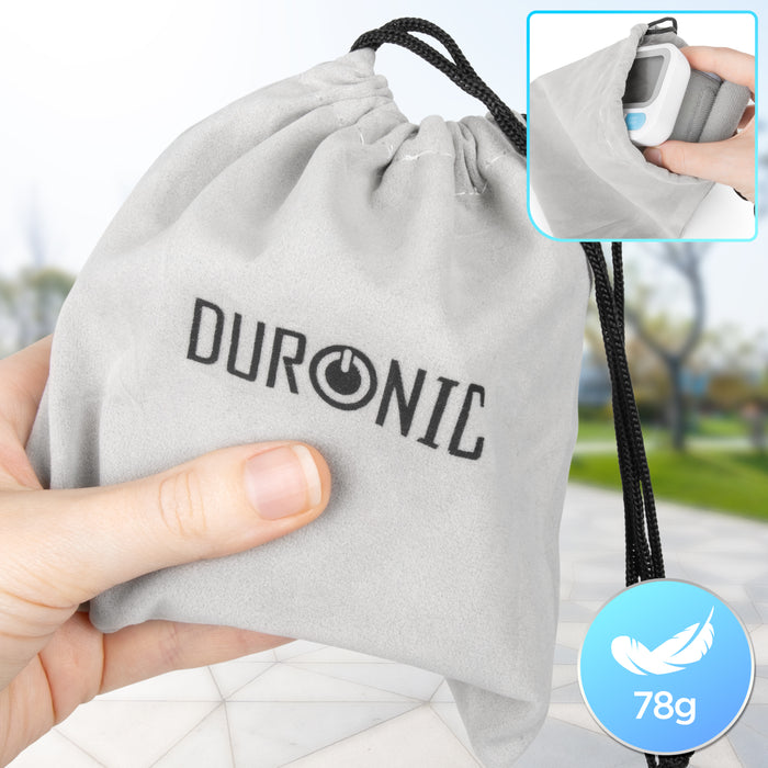 Duronic BPM65 wrist blood pressure monitor with lightweight travel bag