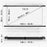 Duronic Bar Projector Screen  with product dimension