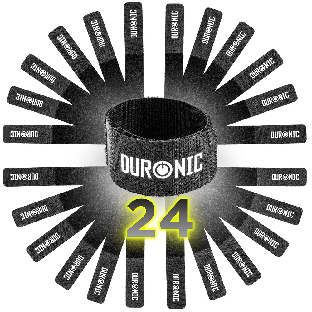 Duronic Cable Ties arranged in a circle.