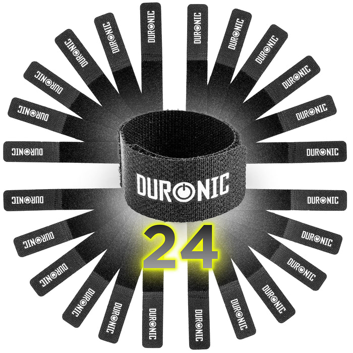 Duronic Cable Ties arranged in a circle.