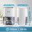 Duronic DH07 WE portable dehumidifier with specifications and cable length shown
