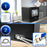 Duronic DW10 mini dishwasher showing setup and installation, to be filled with 3 jugs of water for use