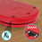Duronic Digital Kitchen Scale showing two AAA batteries compartment and non-slip rubber feet on bottom.