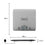 Duronic Digital Kitchen Scales showing dimensions of 18cm by 18cm and 1.7cm slim profile