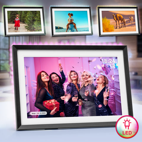 Duronic Digital Photo Frame with LED light
