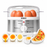 Duronic EB35 WE white electric egg boiler 7 egg cooker for breakfast, lunch, dinner, snacks