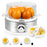 Duronic EB40 WE white egg boiler to cook 7 eggs soft, medium, hard boiled or to make omelettes with omelette maker