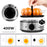 Duronic EB50 electric egg boiler wattage 400W to cook 7 eggs in one go soft, medium, hard boiled eggs