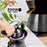 Duronic Electric Citrus Juicer featuring a 300W motor and a handle-press design for effortless juicing.