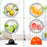 Duronic Electric Citrus Juicer with juice splashes above two different-sized manual juicer attachments in black and orange.